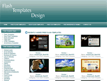 Tablet Screenshot of flashtemplatesdesign.com